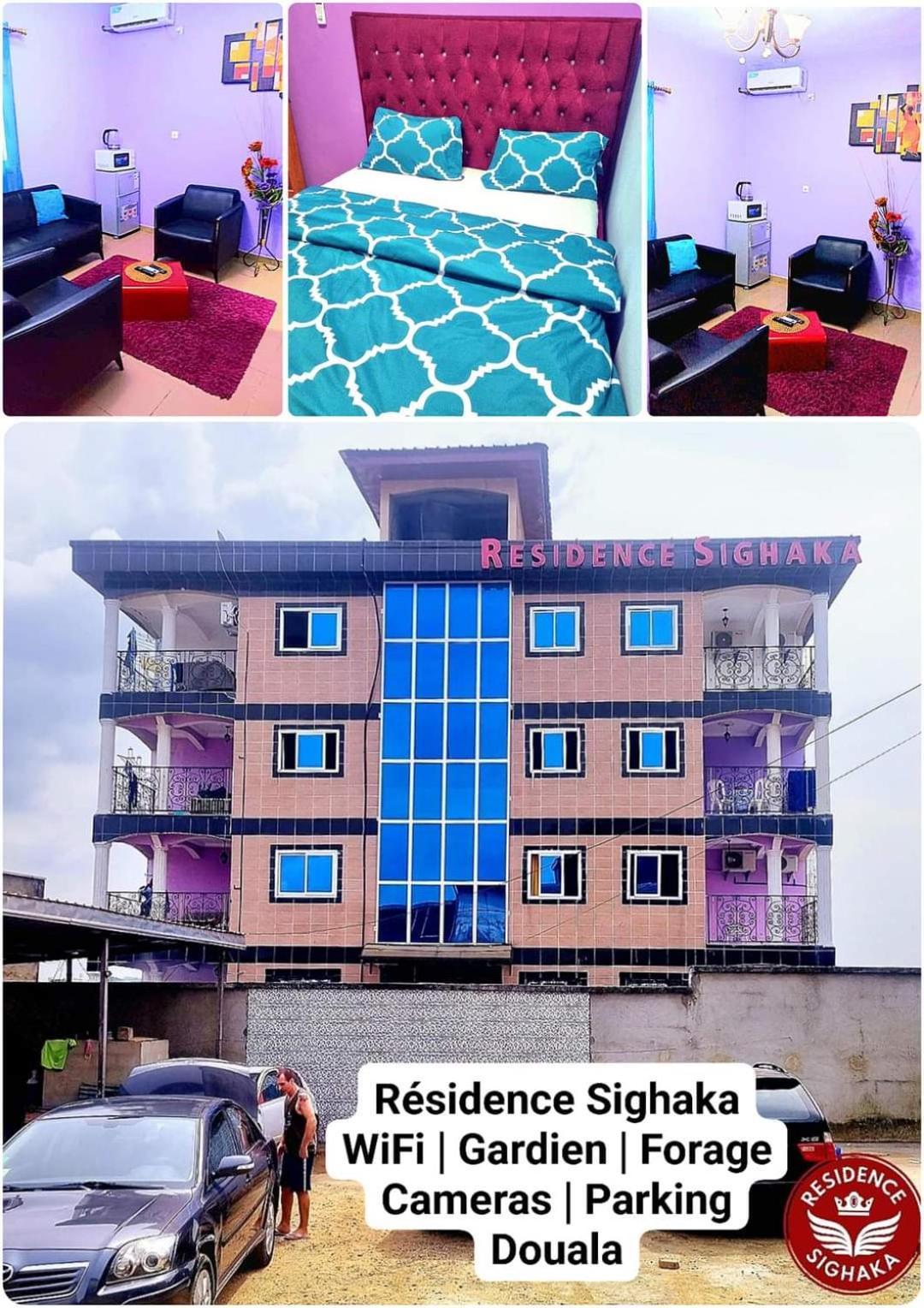 Residence Sighaka - Studio Meuble Vip Avec Wifi, Gardien, Parking Douala Eksteriør bilde